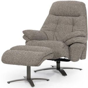 Relaxfauteuil Caleb elektrisch verstelbaar - taupe | Eleonora