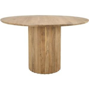Eettafel Crotone rond acacia 130 cm - Natural bleached