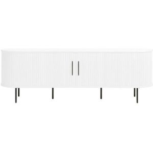 Giga Living - Nola - Tv-meubel - Wit - Eikenhout/Metaal