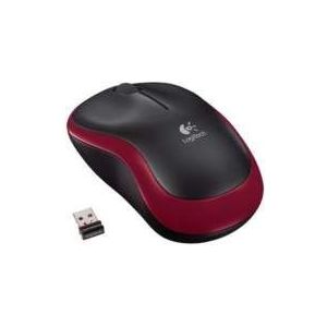 Logitech - M185R - Draadloze Muis - Zwart-Rood