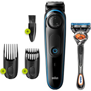 Braun BeardTrimmer 81705178 baardtrimmer Batterij/Accu 2 cm Zwart, Blauw