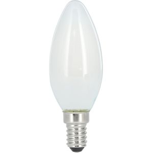 Xavax LED-Gloeidraad Kaarslamp Dimbaar E14 470lm Mat Warm Wit