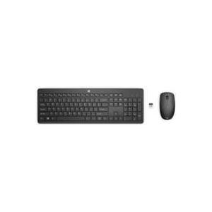 HP 235 Wireless Mouse and Keyboard Combo toetsenbord Inclusief muis Kantoor RF Draadloos Zwart