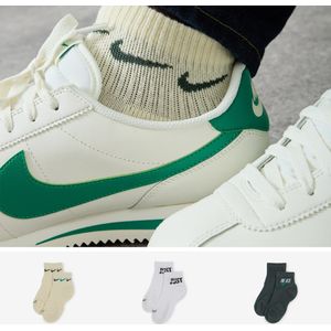 Nike Sokken X3 Everyday Plus  Beige/wit  Heren