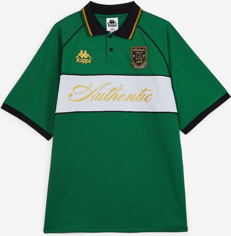 Kappa - 371X35W - Poloshirt - Groen - Polyester - Korte Mouwen