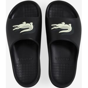 Lacoste best sale slippers black