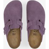 Birkenstock - BS Slides - Gezondheidsslippers - Diep Paars - Suède en Kurk