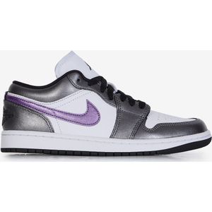 Jordan - Air Jordan 1 Low SE - Sneakers - Wit/Paarse Accenten - Dames