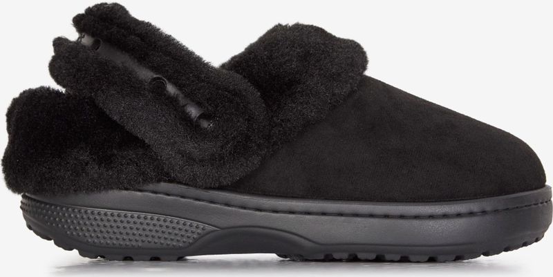 Crocs Classic Unfurgettable Vegan Suede Klompen Unisex Black 43