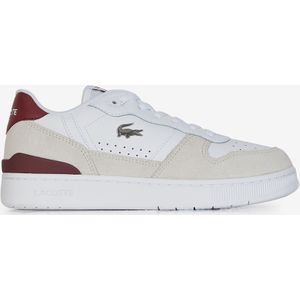 Sneakers Lacoste T-clip Set  Wit/bordeauxrood  Dames