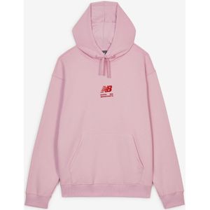 New Balance Hoodie Embro Logo Boston 06  Roze/rood  Heren