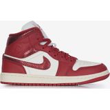 Air Jordan - 1 Mid SE - Damesschoenen - Wit - Echt Leer