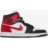 Sneakers Jordan Air Jordan 1 Mid Black Toe  Wit/rood  Dames