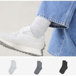Courir Sokken packs X3 Mid Crew - Kinderen  Grijs  Unisex