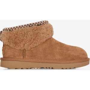 Sneakers Ugg Classic Ultra Mini Maxi Curly - Kinderen  Bruin  Unisex