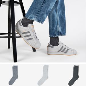 Courir Sokken packs X3 Crew Courir - Kinderen  Grijs  Unisex