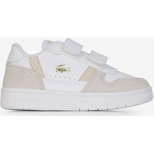 Sneakers Lacoste T-clip- Baby  Wit/beige  Unisex
