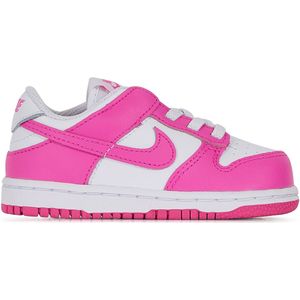 Sneakers Nike Dunk Low- Baby  Wit/roze  Unisex