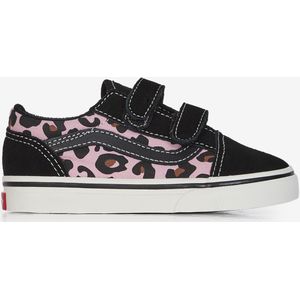 Sneakers Vans Old Skool V Leopard- Baby  Zwart/roze  Unisex