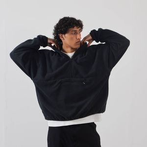 Nike Crew Polar Hz Sweatshirt  Zwart  Heren