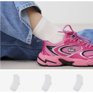 Courir Sokken packs X3 Mid Crew - Kinderen  Wit  Unisex