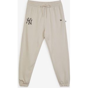 New Era Pant Jogger Ny Yankees Leo Infill Logo  Beige/bruin  Heren