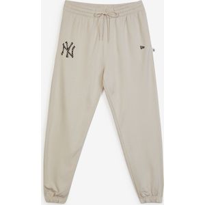 New Era Pant Jogger Ny Yankees Leo Infill Logo  Beige/bruin  Heren