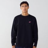 Nike Sweat Crew Club  Zwart/roze  Heren