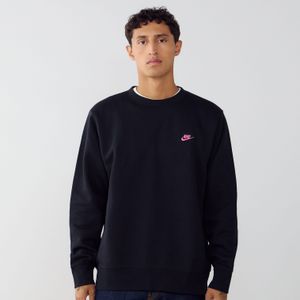 Nike Sweat Crew Club  Zwart/roze  Heren