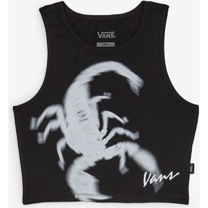 Vans Tee Shirt Tank Venom  Zwart/wit  Dames