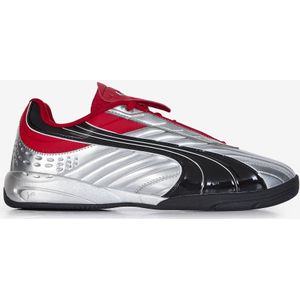 PUMA - V-S2 Goalgetter Sneakers - Rood/Zilver - Veganistisch Gecertificeerd