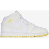 Sneakers Jordan Air Jordan 1 Mid  Wit/geel  Dames