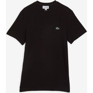 Lacoste Tee Shirt Classic Small Logo Sl  Zwart  Dames