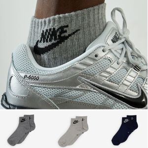 Nike Sokken X3 Quarter Colored Nsw Logo  Beige/zwart  Dames