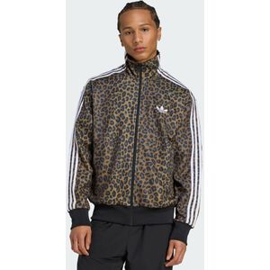 adidas  Jacket Firebird Loose Leo Bruin/wit Heren