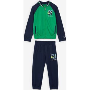 Nike 2 Pc Set Zip Jacket Pant  Marineblauw/groen  Unisex