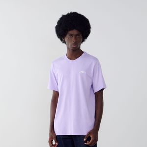 Nike - Sportswear Club - T-Shirt - Lichtpaars Wit