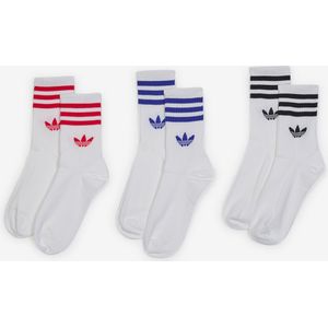 adidas - Mid Cut Crew - Sportsokken - Multicolor - Katoenmix - Set van 3 Paar