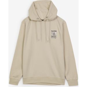 One Piece Hoodie Wanted Luffy  Beige  Heren