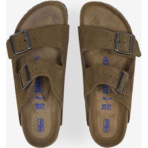 Sneakers Birkenstock Arizona Suede Dark Tea  Bruin  Dames