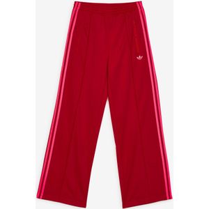 adidas  Pant Jogger Firebird Wide Leg Rood Dames