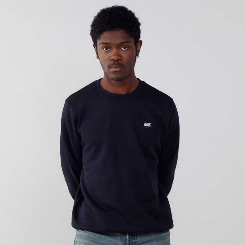Nike - Sportswear Club - Sweatshirt - Zwart