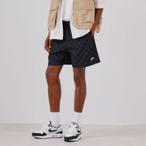 Nike Short Club Checkers  Zwart  Heren