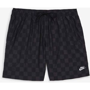 Nike Short Club Checkers  Zwart  Heren