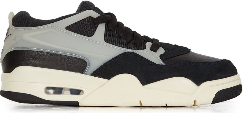 Jordan - Air Jordan 4 - Sneakers - Zwart - Leer - Zwarte Gom Rood Zeil