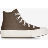 Converse - Chuck Taylor All Star Lift Hi Cozy - Sneakers - Bruin/wit - Kinderen