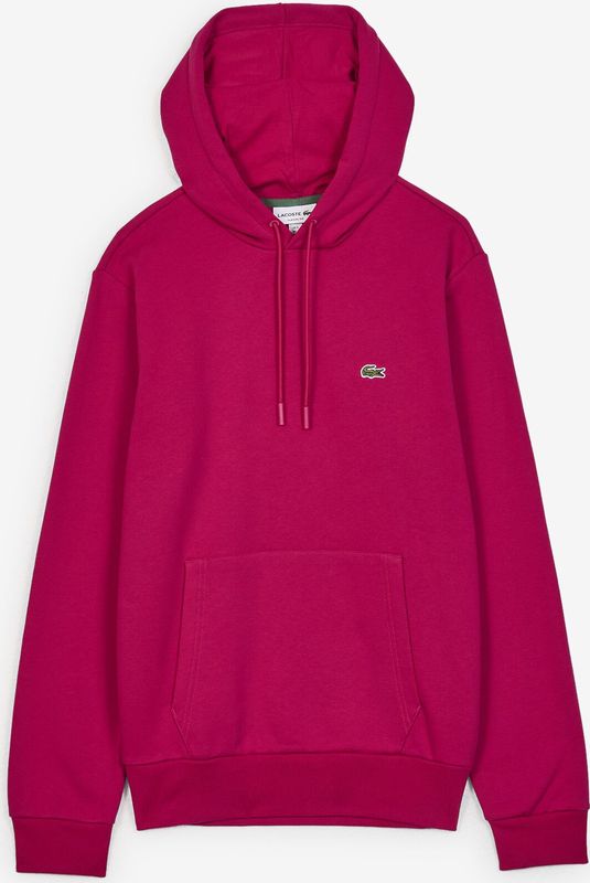Lacoste - Fleece Hoodie - Roze - Heren - Katoen