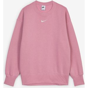 Nike Sweat Crew Phoenix Long Oversized  Roze/wit  Dames