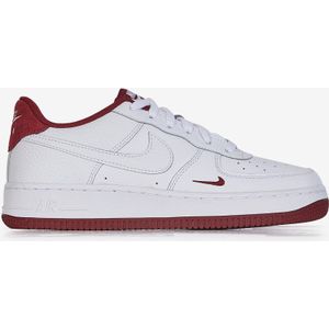 Sneakers Nike Air Force 1 Low Mini Swoosh - Kinderen  Wit/rood  Unisex