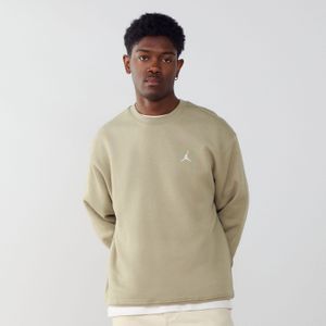 Jordan Sweat Crew Brooklyn  Beige/wit  Heren